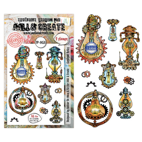 AALL And Create A6 Photopolymer Clear Stamp Set-Coglight Relics - 5A003WFW-1HS22 - 5061097792617
