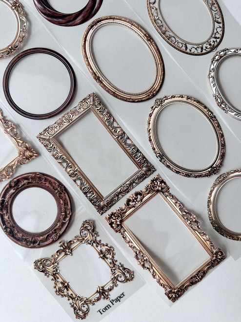 Torn Pape 3D Gloss PET Tape 6m-Beautiful Antique Frames - 5A003XLZ-1HSLQ Torn Pape 3D Gloss PET Tape 6m-Beautiful Antique Frames - 5A003XLZ-1HSLQ