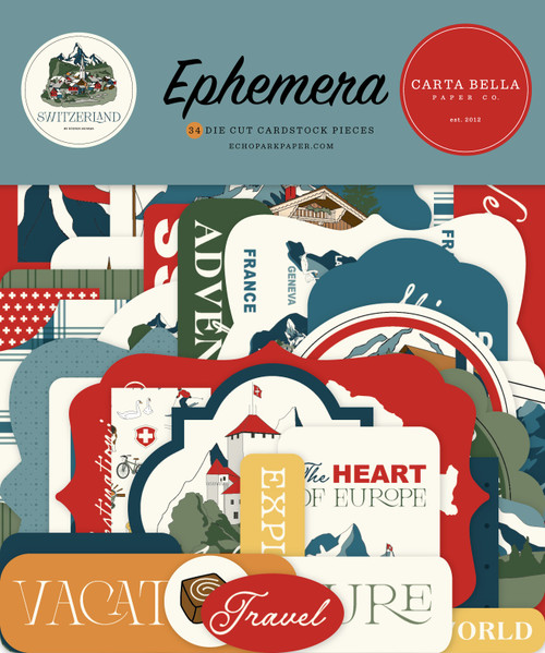 Carta Bella Ephemera-Switzerland - 5A003WBV-1HRY6 - 810220753101