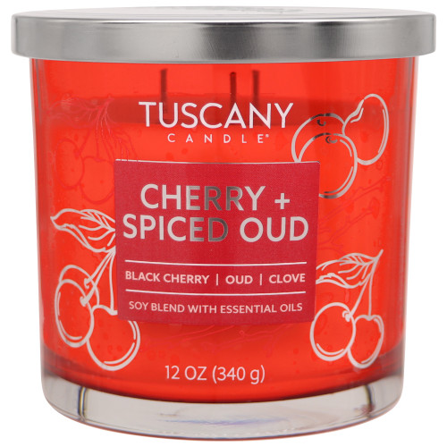 Tuscany Candle-Candle 3-Wick Painters Palette 12oz-Cherry + Spiced Oud - 5A003S0P-1HNV3 - 644124757008