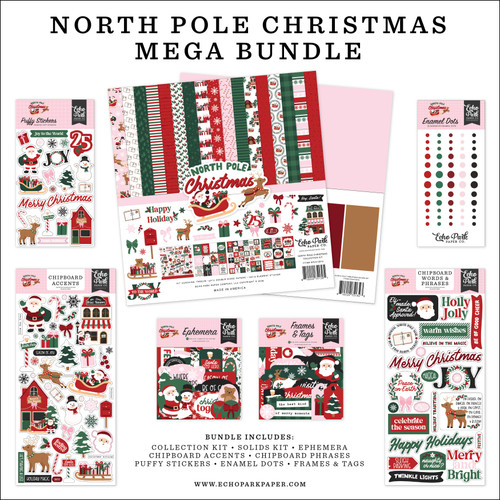 Echo Park Mega Bundle-North Pole Christmas - 5A003VYG-1HRG5 - 810220751060