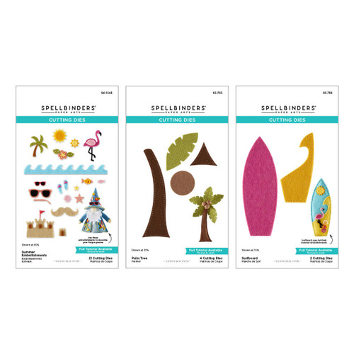 Spellbinders I Want It All! Bundle-3D Felt D?cor Summer - 5A003XGL-1HSF9 - 810205713557