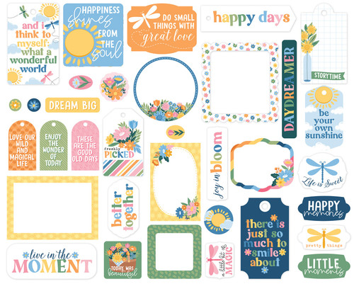 Echo Park Tags & Frames Ephemera-Dragonfly - 5A003WDB-1HS0V
