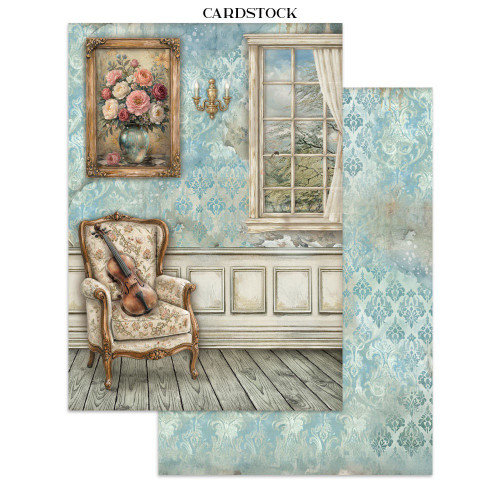 Stamperia Junk Journal Stickers, Cut-outs & Backgrounds-Symphony - 5A003TDV-1HQBL