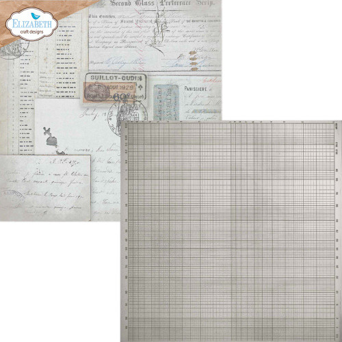 Elizabeth Crafts Double-Sided Cardstock Pack 12"X12"-Backgrounds Volume 5 - 5A003WP2-1HS9H