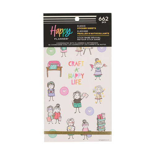 Happy Planner Sticker Value Pack 30/Sheets-Stick Babe Revival - 5A003K6B-1HFJG - 673807825727