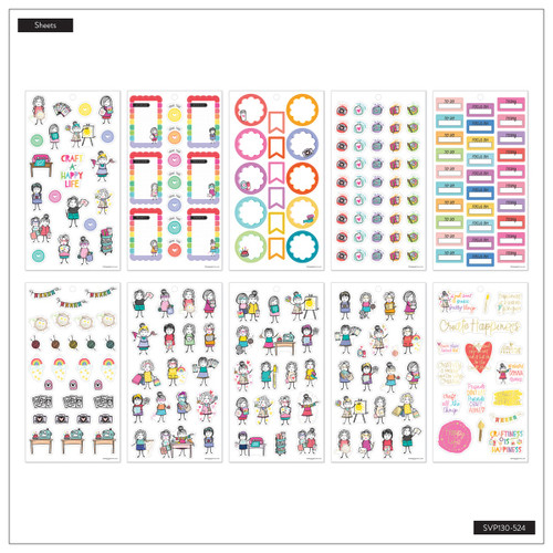 Happy Planner Sticker Value Pack 30/Sheets-Stick Babe Revival - 5A003K6B-1HFJG