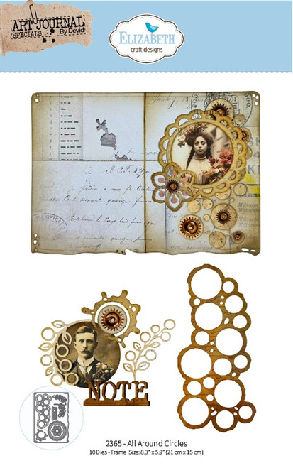 Elizabeth Craft Metal Dies-All Around Circles - 5A003WP6-1HS9P - 741527319649