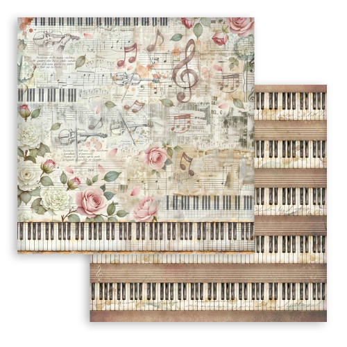 Stamperia Scrapbooking Double-Sided Paper Pad 12"x12" 10/Pkg-Symphony - 5A003TCN-1HQ98
