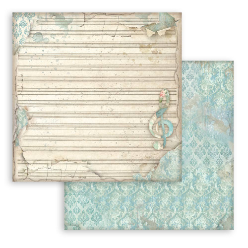 Stamperia Scrapbooking Double-Sided Paper Pad 12"x12" 10/Pkg-Symphony - 5A003TCN-1HQ98