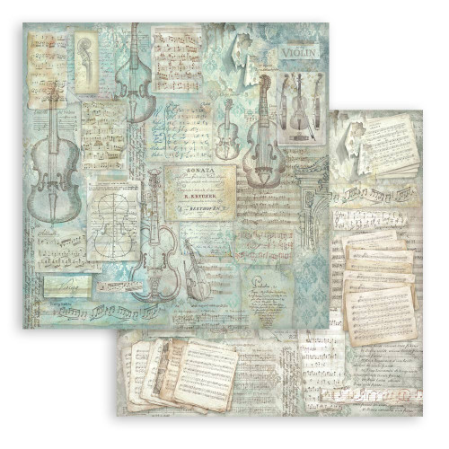 Stamperia Scrapbooking Double-Sided Paper Pad 12"x12" 10/Pkg-Symphony - 5A003TCN-1HQ98