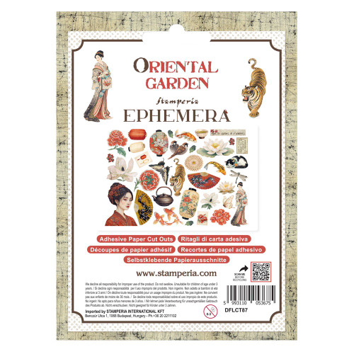 Stamperia Ephemera-Oriental Garden - 5A003TDC-1HQ9K Stamperia Ephemera-Oriental Garden - 5A003TDC-1HQ9K