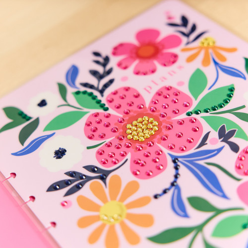 Happy Planner Classic Planner Cover and Decorative Set-Bright Floral - 5A003K6C-1HFJT