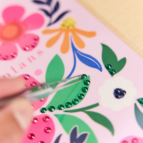 Happy Planner Classic Planner Cover and Decorative Set-Bright Floral - 5A003K6C-1HFJT
