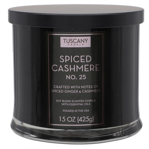 Tuscany Candle-Candle 3-Wick Homme & Heritage Black Jar 15oz-Spiced Cashmere - 5A003S0B-1HNXY - 644124700905