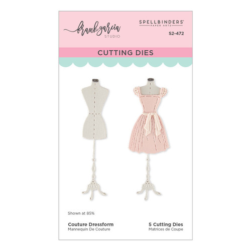 Spellbinders Etched Dies-Couture Dressform - 5A003XG3-1HSFC - 810205712383