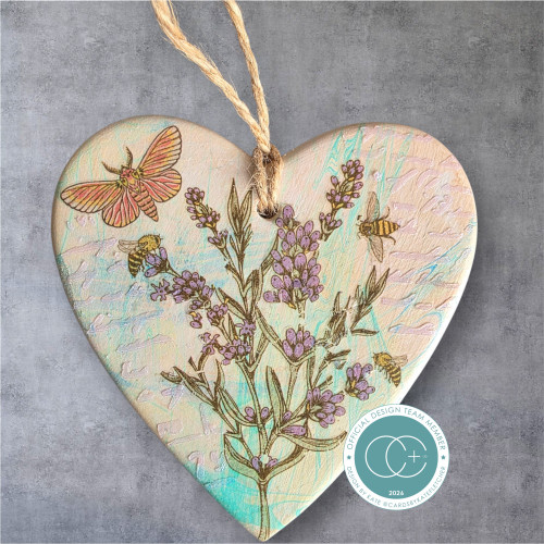 Craft Consortium Photopolymer A6 Stamp Set-Bee & Lavender - 5A003VFV-1HR98