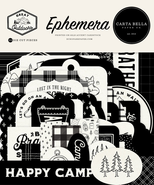 Carta Bella Ephemera-Great Outdoors Ephemera - 5A003W96-1HRWB - 810220755365
