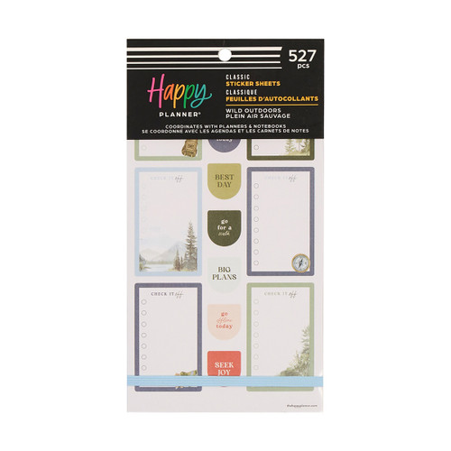 Happy Planner Sticker Value Pack 30/Sheets-Wild Outdoors - 5A003K67-1HFJ4 - 673807825666