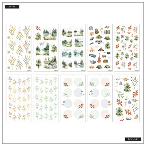 Happy Planner Sticker Value Pack 30/Sheets-Wild Outdoors - 5A003K67-1HFJ4