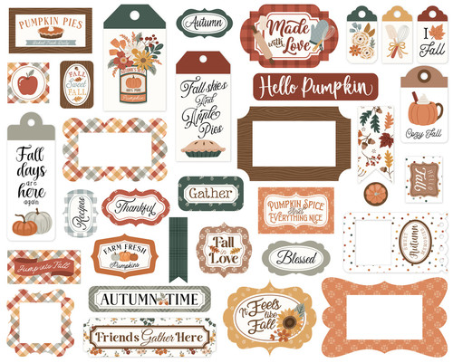 Echo Park Tags & Frames Ephemera-Feels Like Fall - 5A003VXG-1HRDK