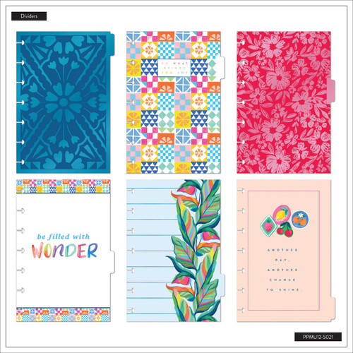 THP Deluxe Mini 12 Month Disc Bound Undated Planner-Sunshine Splash - 5A003K70-1HFJZ THP Deluxe Mini 12 Month Disc Bound Undated Planner-Sunshine Splash - 5A003K70-1HFJZ