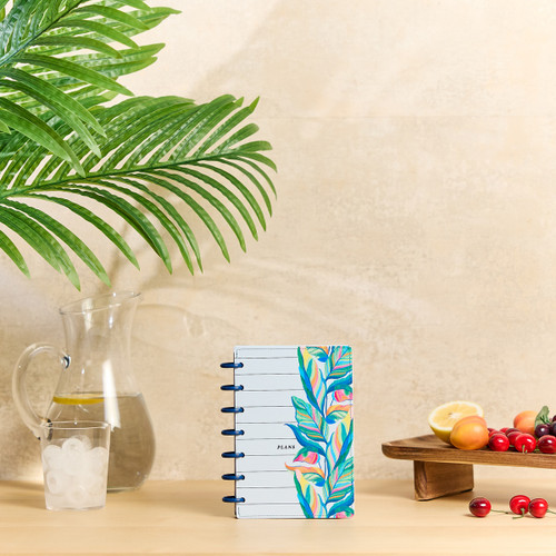 THP Deluxe Mini 12 Month Disc Bound Undated Planner-Sunshine Splash - 5A003K70-1HFJZ THP Deluxe Mini 12 Month Disc Bound Undated Planner-Sunshine Splash - 5A003K70-1HFJZ