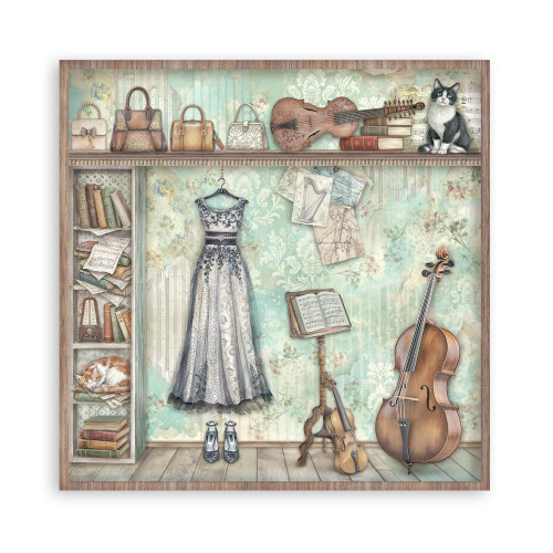 Stamperia Single-Sided Paper Pad 12"x12" 22/Pkg-Symphony - 5A003TCP-1HQB0
