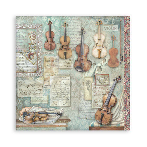Stamperia Single-Sided Paper Pad 12"x12" 22/Pkg-Symphony - 5A003TCP-1HQB0