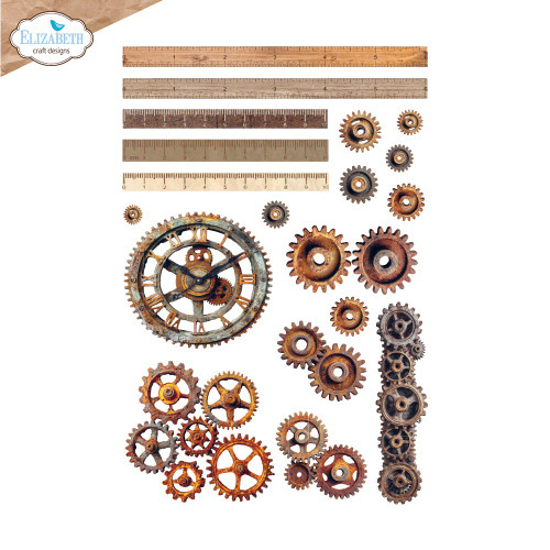 Elizabeth Craft Rub-ons-Layers of Time - 5A003WP3-1HS9G