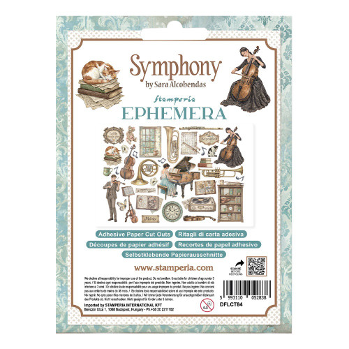 Stamperia Ephemera-Symphony - 5A003TDL-1HQBN Stamperia Ephemera-Symphony - 5A003TDL-1HQBN