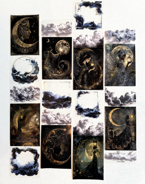 Torn Pape 3D Gloss PET Tape 6m-The Daughters of the Moon - 5A003XP9-1HSPK