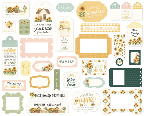 Carta Bella Tags & Frames Ephemera-Home Sweet Home - 5A003W7X-1HRTT