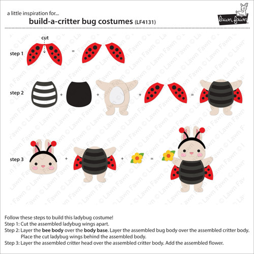 Lawn Cuts Custom Craft Dies-Bug Costumes - 5A003VCH-1HR4R