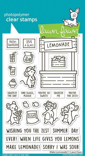 Lawn Fawn Stamps-Make Lemonade! - 5A003VC6-1HR49 - 783385668538