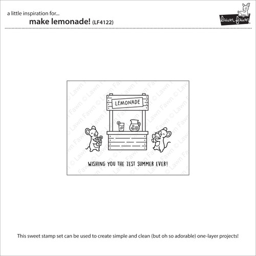 Lawn Fawn Stamps-Make Lemonade! - 5A003VC6-1HR49