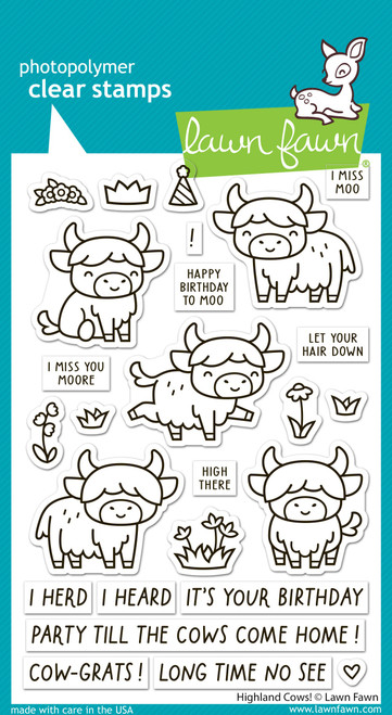 Lawn Fawn Stamps-Highland Cows! - 5A003VBX-1HR58 - 783385668613