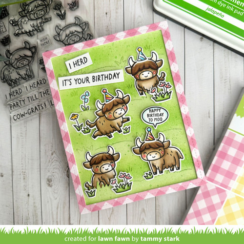Lawn Fawn Stamps-Highland Cows! - 5A003VBX-1HR58