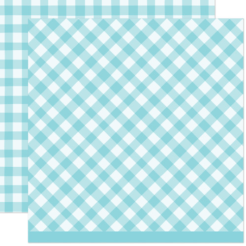 Lawn Fawn Paper 12x12 Pack-Giddy for Gingham, Cooler - 5A003VCR-1HR3Z
