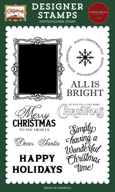 Carta Bella Stamp Set-Vintage Frame - 5A003W0Y-1HRKC - 810220755532