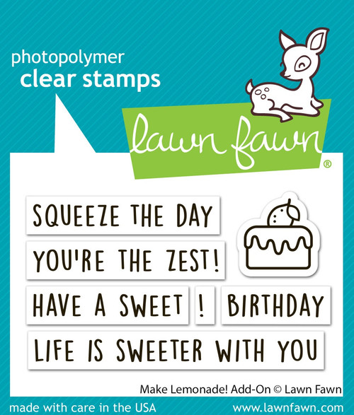 Lawn Fawn Add-On Stamps-Make Lemonade! - 5A003VC1-1HR4J - 783385668569