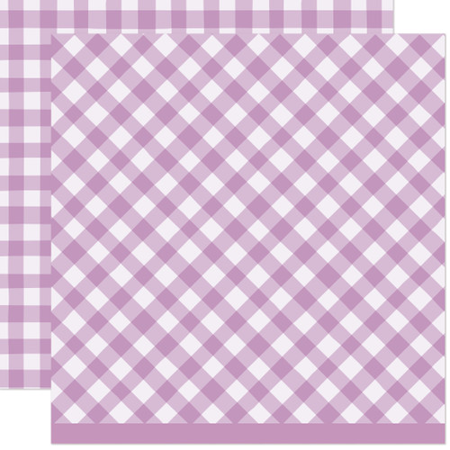 Lawn Fawn Paper 12x12 Pack-Giddy for Gingham, Berries - 5A003VCS-1HR4Q