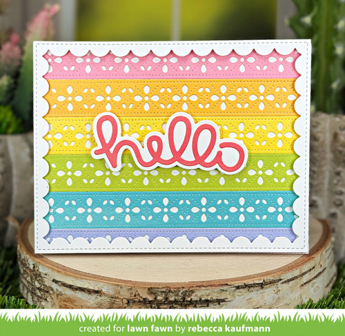 Lawn Cuts Custom Craft Dies-Folksy Petal Border - 5A003VD4-1HR5M Lawn Cuts Custom Craft Dies-Folksy Petal Border - 5A003VD4-1HR5M