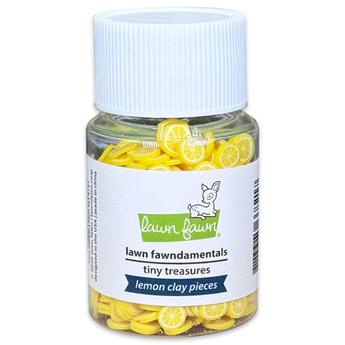Lawn Fawn Fundamentals Tiny Treasures-Lemon Clay Pieces - 5A003VBT-1HR4T - 783385668217