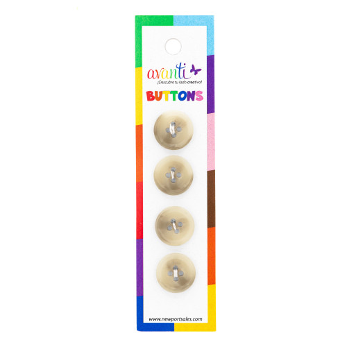 12 Pack - Avanti Carded Buttons 4/Card-Black - 5A003R2B-1HMRH - 700332543311