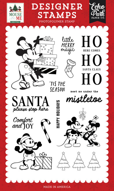 Echo Park Stamp Set-Little Merry Magic - 5A003W3P-1HRQ0 - 810220752579