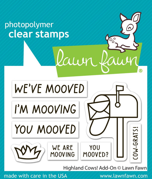 Lawn Fawn Add-On Stamps-Highland Cows! - 5A003VBZ-1HR54 - 783385668507