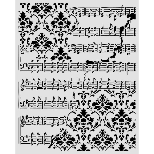Stamperia Stencil 7.87"X9.84"-Score and Frize - 5A003TCW-1HQ9Q