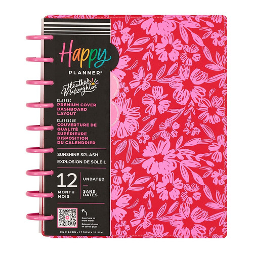 THP Deluxe Classic 12 Month Disc Bound Undated Planner-Sunshine Splash - 5A003K6Y-1HFJY - 673807825659