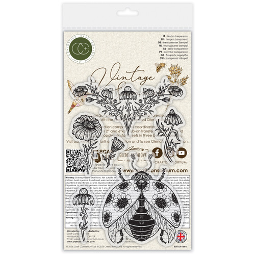 Craft Consortium Photopolymer A6 Stamp Set-Ladybug & Daisy - 5A003VFX-1HR97 Craft Consortium Photopolymer A6 Stamp Set-Ladybug & Daisy - 5A003VFX-1HR97